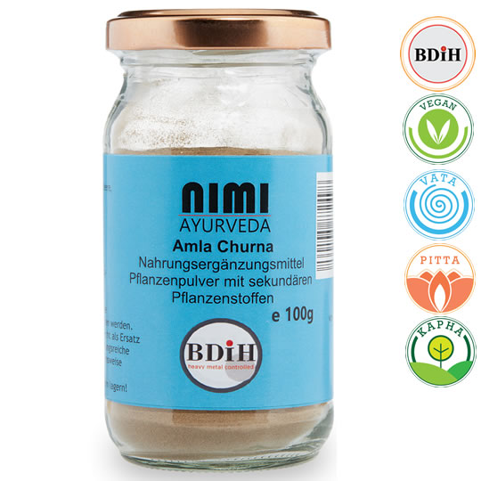 Amla Churna Premium, 100gr Glas