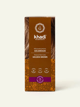 Khadi Pflanzenhaarfarbe Goldbraun, 100gr