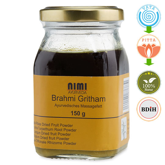 Brahmi Ghee (Gritham), 150g | Ayurveda Kräuter-Ghee | Nimi