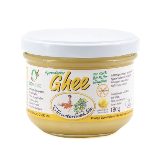 Ayurveda Bio Ghee Chrüterhäx, 180gr - 350gr Glas | Spezialöle, Balsam, Ghee | Chrüterhäx