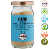 Haritaki Premium Churna (Ayurvedisches Gewürzpulver), 100gr Glas | Ayurveda Gewürz | Nimi