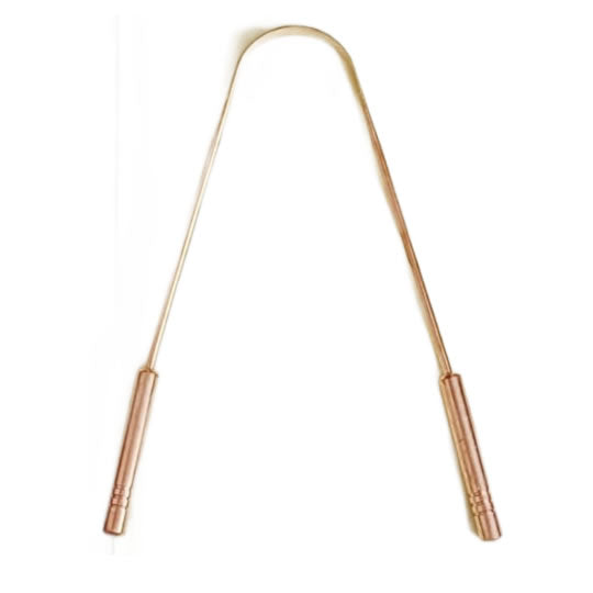 Zungenreiniger / Zungenschaber aus echtem Kupfer ECO | Körperpflege | Ayurveda Paradies Schweiz