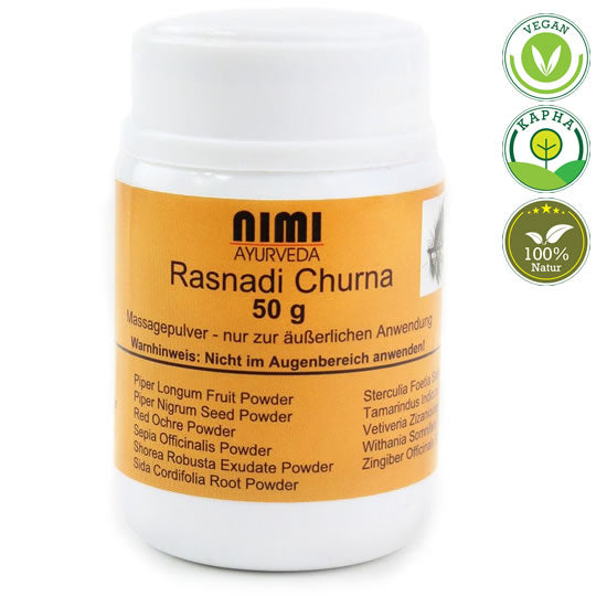 Rasnadi Churna Massagepulver, 50gr | Ayurveda Churna | Nimi