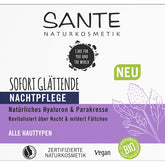 Sofort Glättende Nachtcreme, Bio, Vegan, 50ml | Hautpflege | Sante