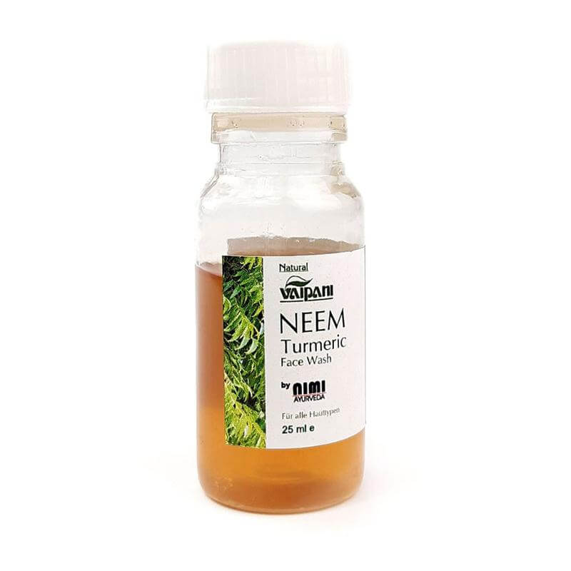 Ayurveda Gesichtsreiniger Neem Kurkuma 25ml - 100ml | Körperpflege | Vaipani