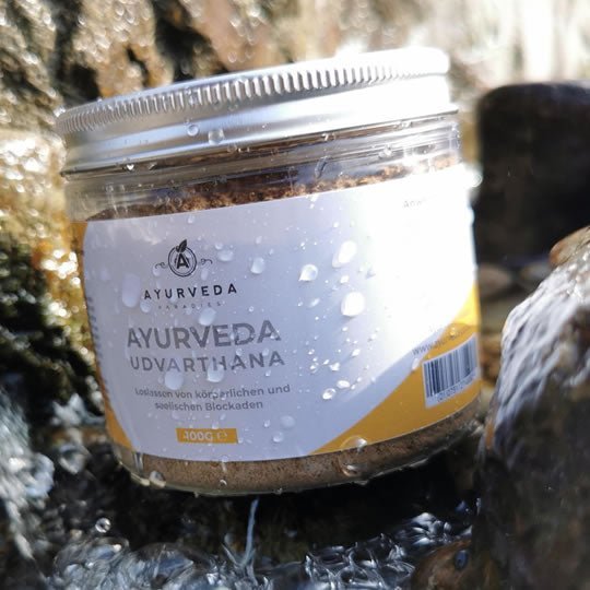 Ayurveda Udvarthana (Udvartana) Körperpeeling-Pulver Tridosha, 100 - 1'000gr | Ayurveda Kosmetik | Ayurveda Paradies Schweiz