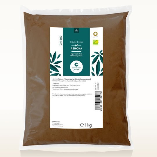 Ashoka Churna Premium, 100gr - 1KG Glas und Beutel | Ayurveda Churna | Nimi
