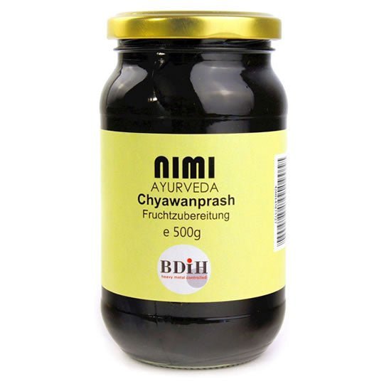 Chyawanprash (Chyawanprash, Chyavanaprasam) 250 - 500gr nachhaltiges Glas | Ayurveda Rasayana | Nimi