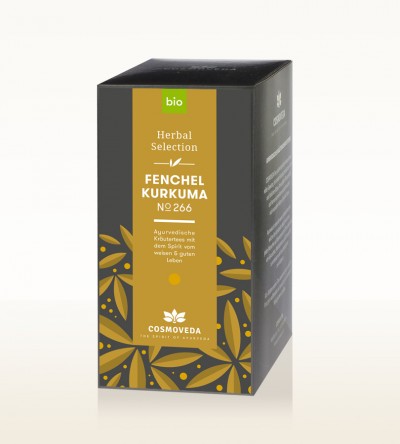 Cosmoveda Bio Tee Fenchel Kurkuma No. 266, 25 x 1,8g
