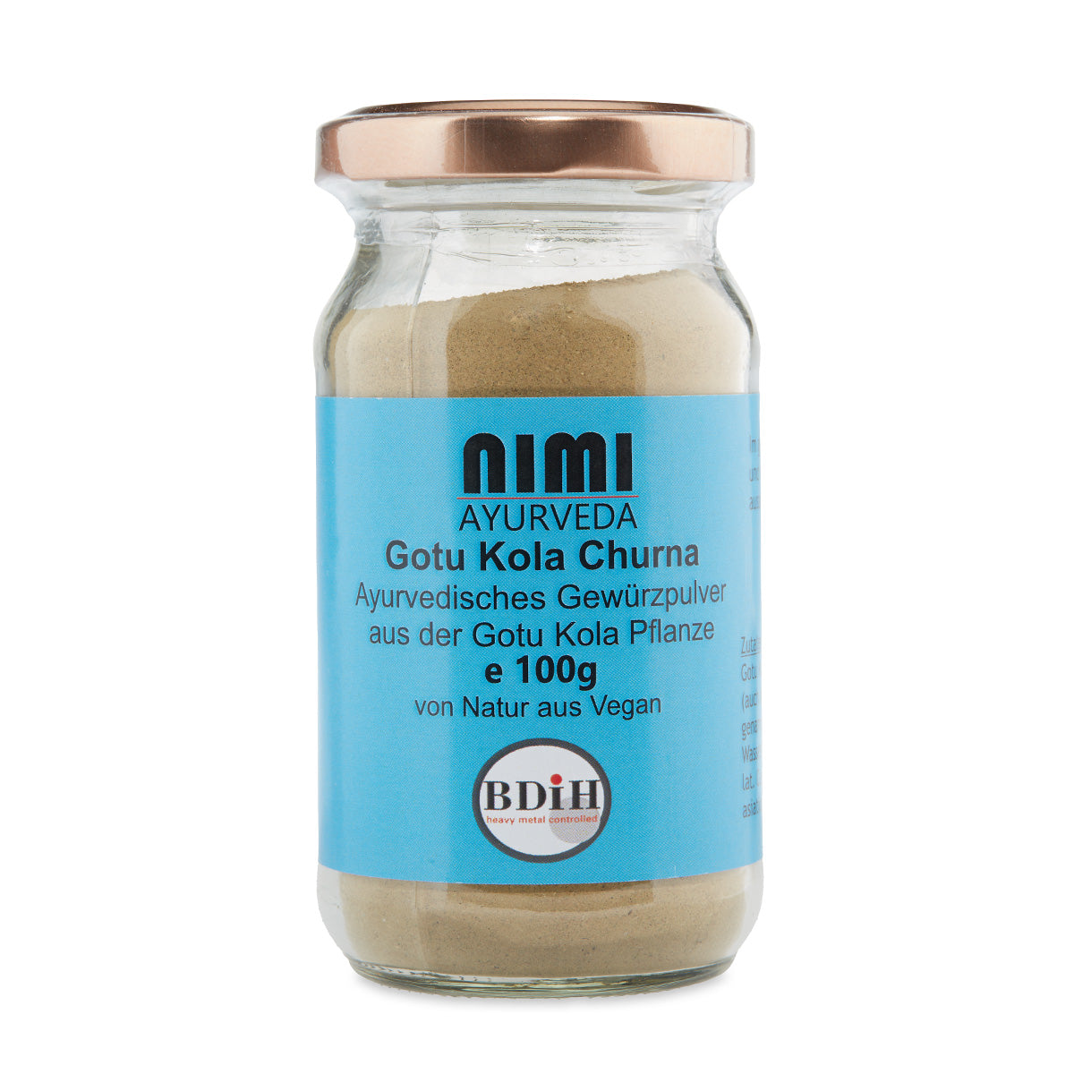 Gotu Kola Churna (Centella Asiatica), 100 gr.