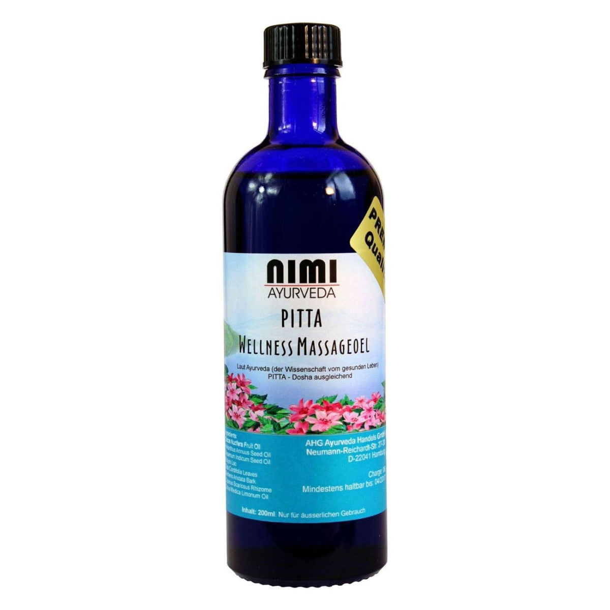 Nimi Pitta Bio Massageöl, 200 ml