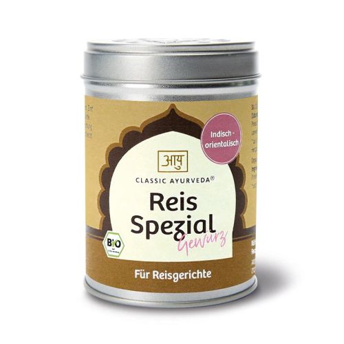 Classic Ayurveda Reis Spezial Gewürzmischung für Reisgerichte, Bio 70gr