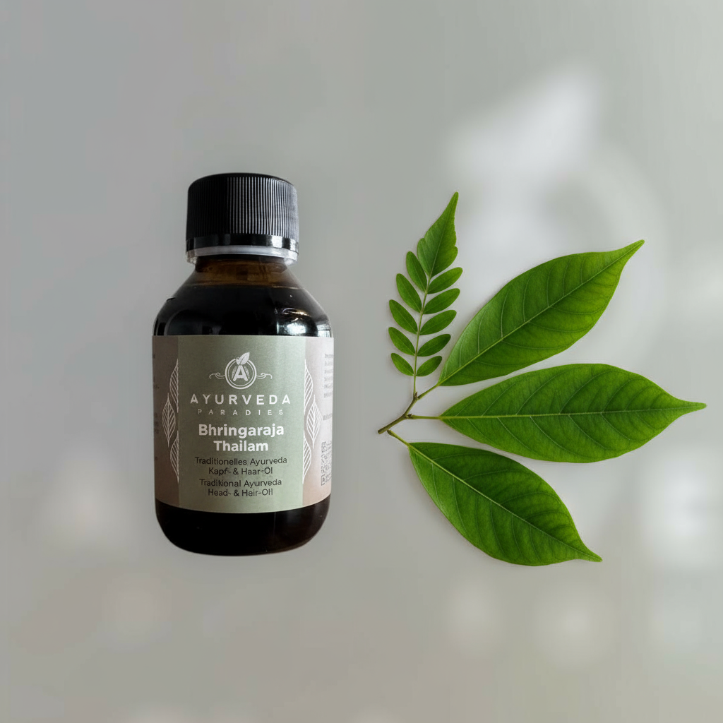 Ayurveda Paradies Bhringaraja Thailam 100 ml, 200 ml Glasflaschen