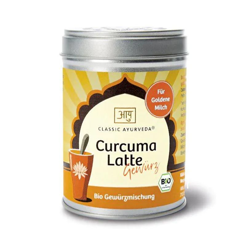 Curcuma Latte, mélange d'épices, bio 50g