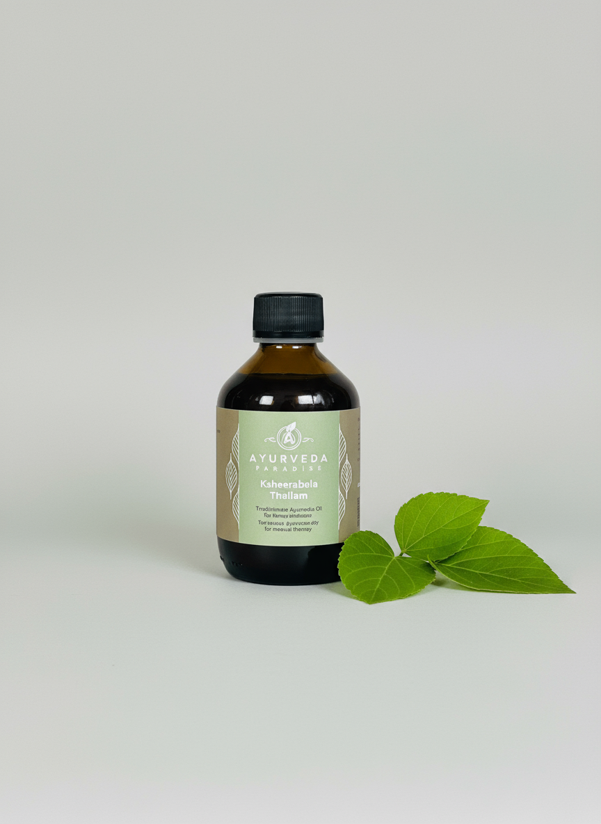 Premium Ksheerabala Thailam, 2DL & 1 liter glass bottles