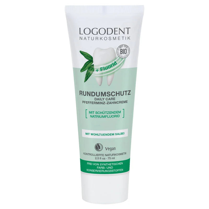 LOGONA Dentifrice Bio Protection Complète Menthe Poivrée, 75ml