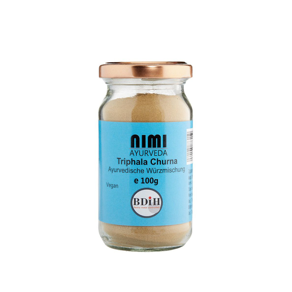 Triphala Churna (Mélange d'épices ayurvédiques) Pot de 100-250gr