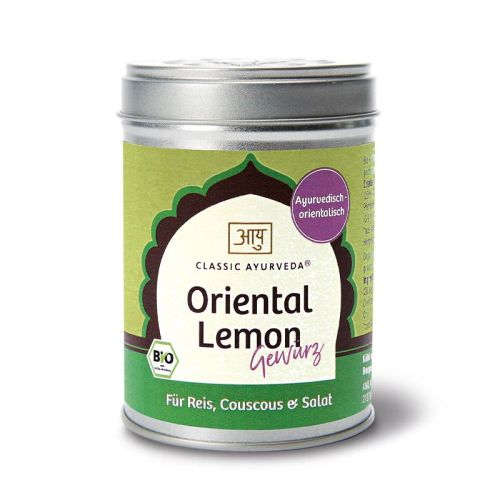 Classic Ayurveda Oriental Lemon Bio Gewürz, 70 gr