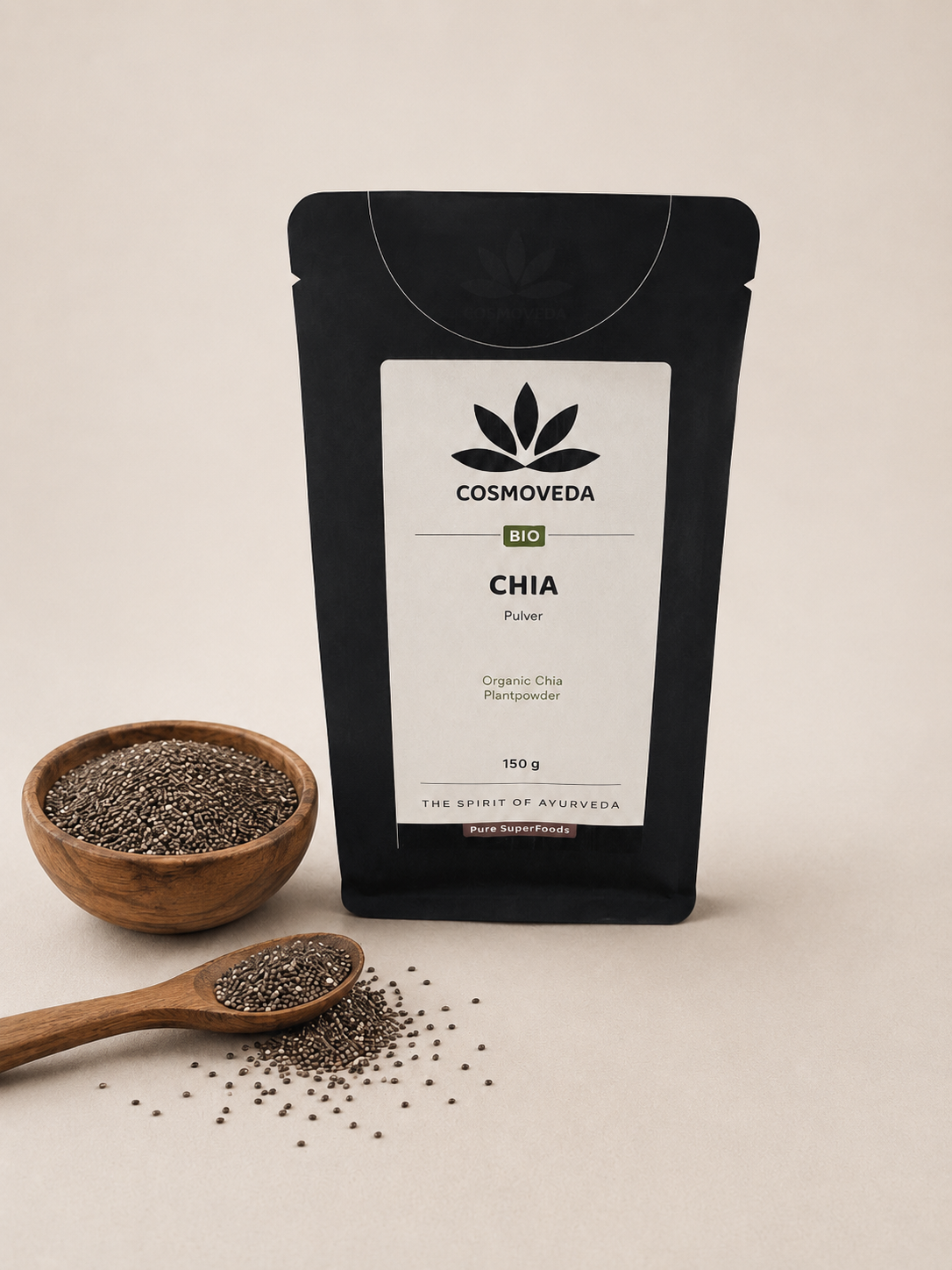 Cosmoveda Bio Chia Pulver, 150g