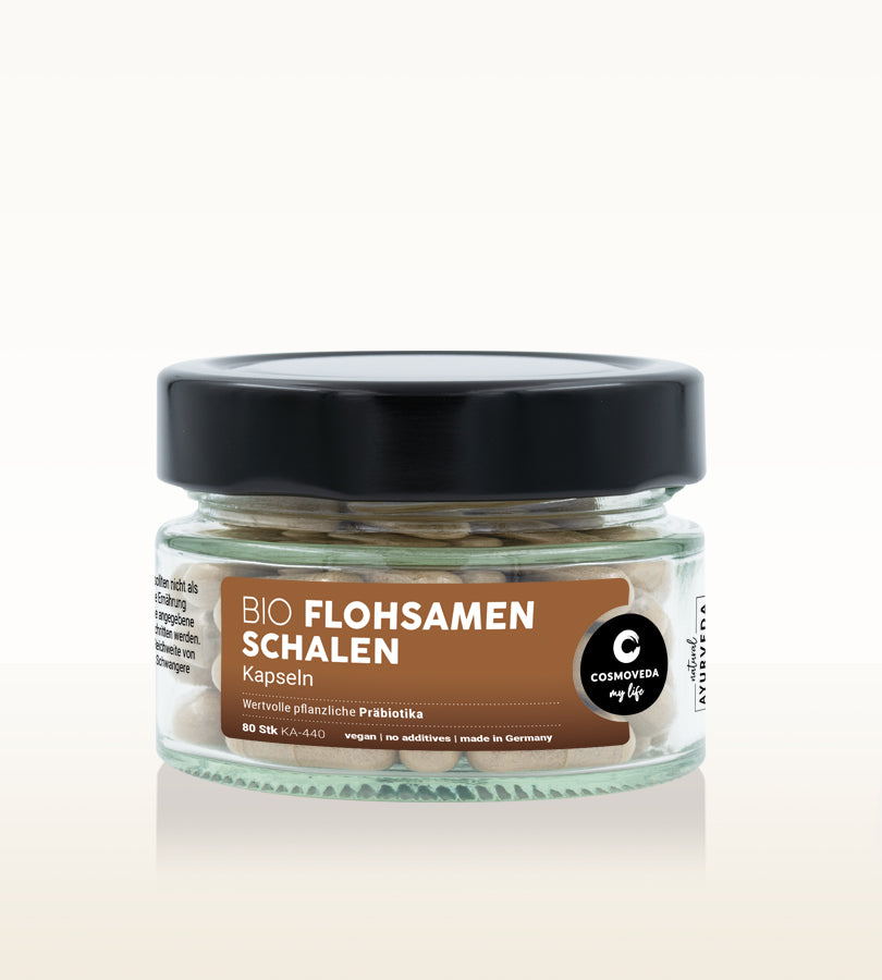 Cosmoveda Bio Flohsamen-Schalen, 80 Kapseln