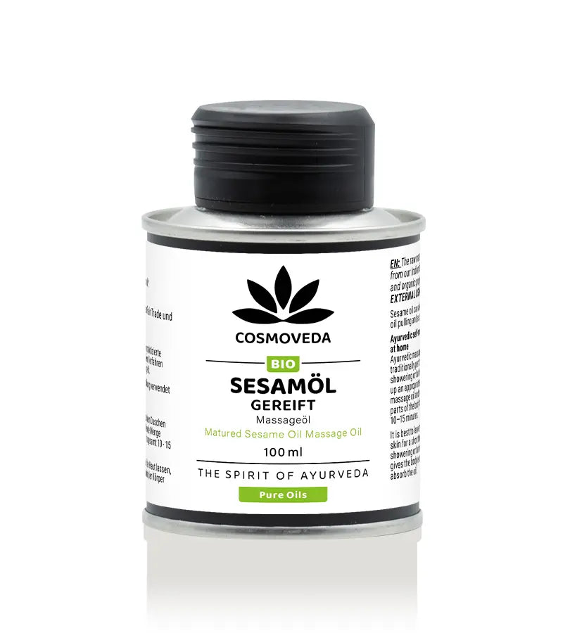 Cosmoveda Bio Sesamöl gereift für Massagen 100, 250, 500 oder 1000 ml