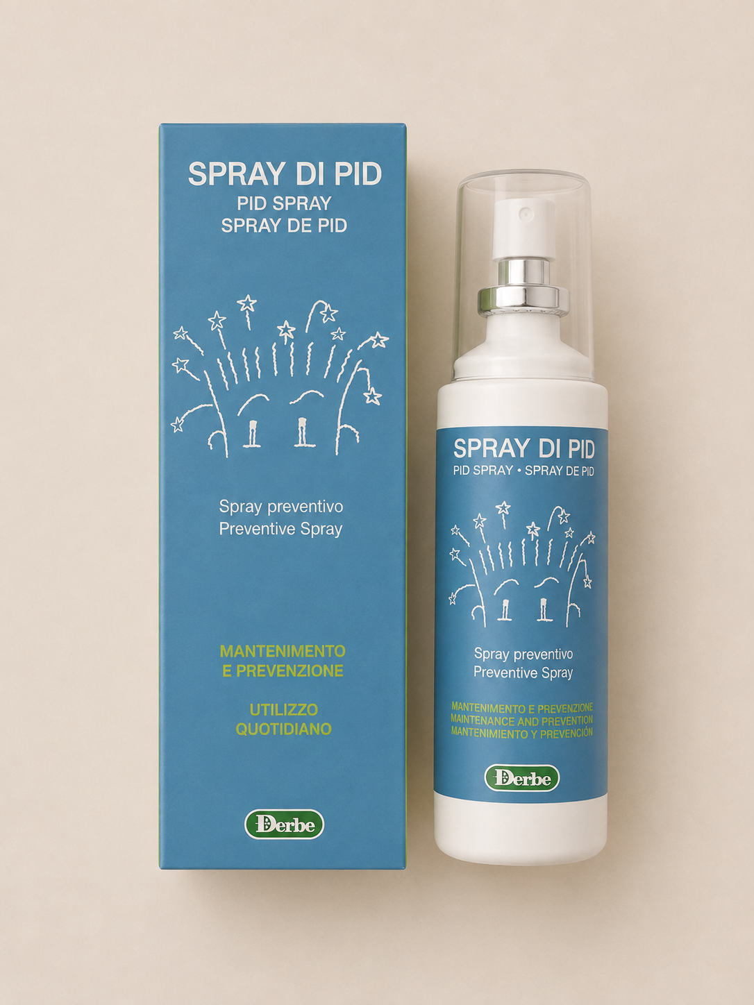 DERBE PID-Spray - Vorbeugende Haarpflege gegen Kopfläuse, 100 ml