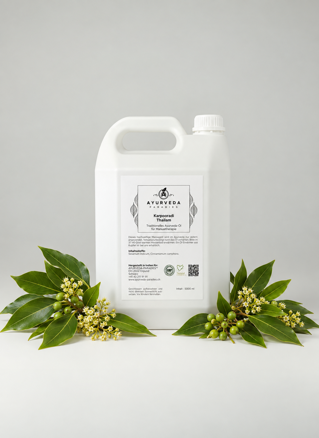 AYURVEDA-PARADIES Karpooradi Thailam, 5000 ml