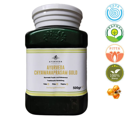 Premium Chyavanaprasam (Chyawanprash) Gold 500 Gramm | Ayurveda Rasayana | Ayurveda Paradies Schweiz