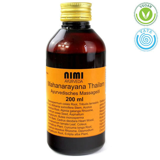 Premium Maha Narayana Thailam, 200ml | Ayurveda Öle | Nimi