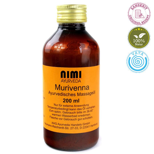 Premium Murivenna Ayurveda Massageöl, 200ml | Ayurveda Öle | Nimi