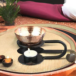Chauffe-huile ayurvédique ou diffuseur d'arômes, bol en cuivre 2dl, fait main