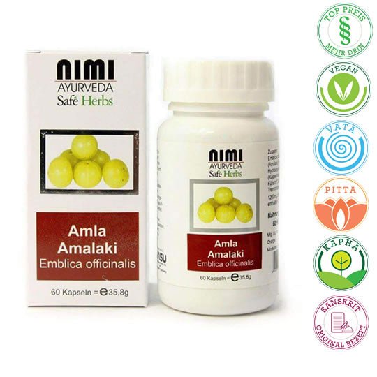Amla (Amalaki), 60 Kapseln - Ayurveda Paradies Schweiz