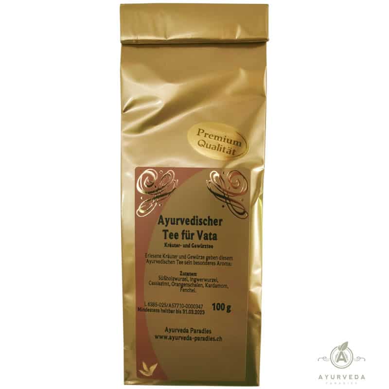 «Kräutertee für Vata» Ayurveda Premium Gold, 100g Premium | Ayurveda Tee | Ayurveda Paradies Schweiz