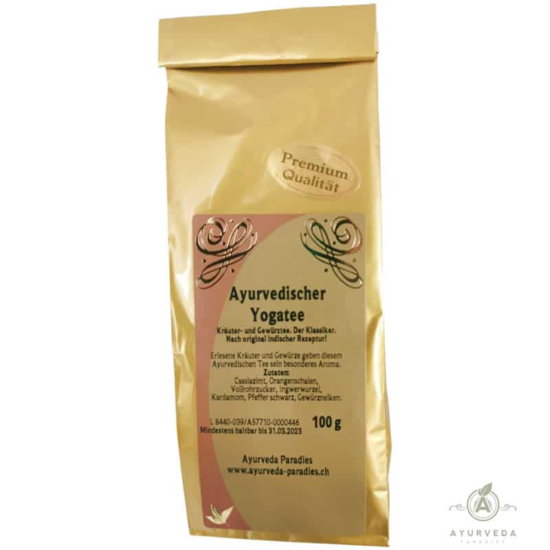 «YOGATEE» Ayurveda Premium Gold, 100g Beutel | Ayurveda Tee | Ayurveda Paradies Schweiz