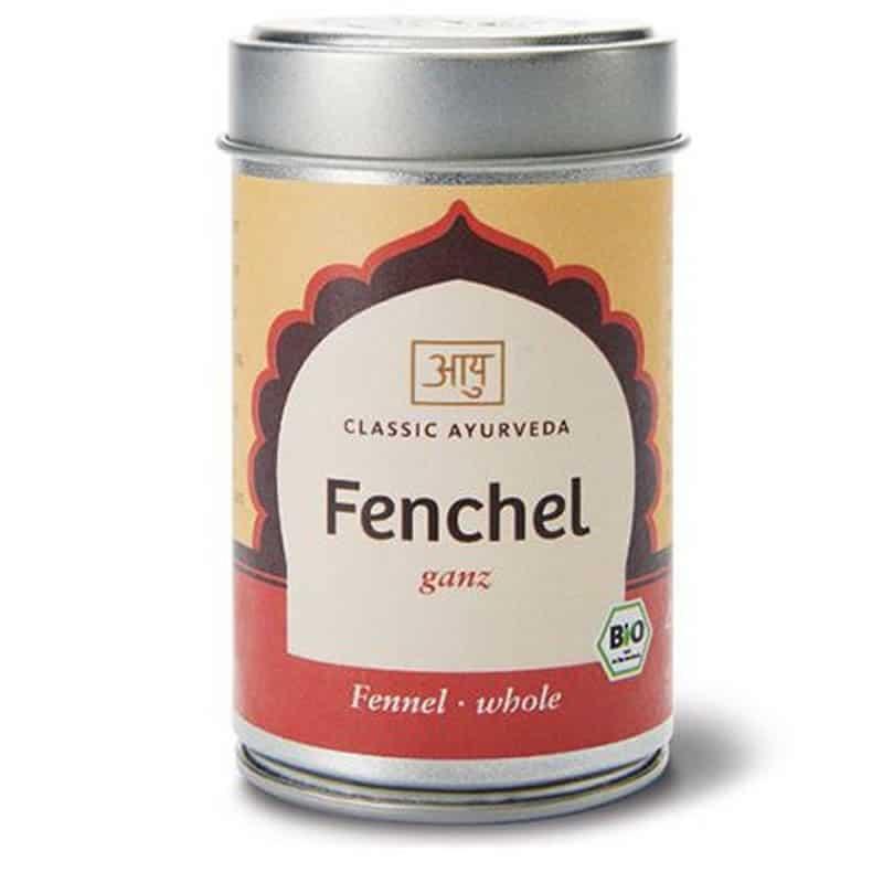 Fenchel Samen ganz, Bio 40g | Ayurveda Gewürze | Classic Ayurveda