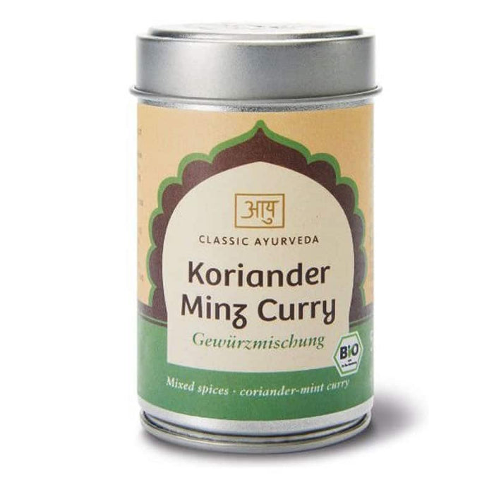 Bio Koriander Minz Curry Gewürzmischung 50g - Ayurveda Paradies Schweiz