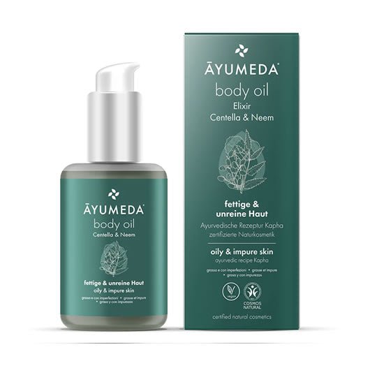 Bio Körperöl Centella & Neem, Ayumeda, 100ml - Ayurveda Paradies Schweiz