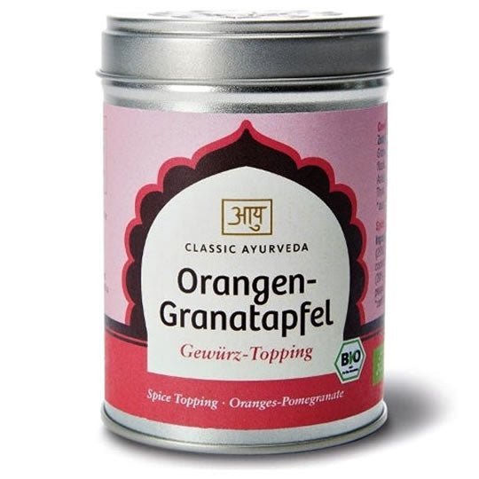 Bio Orange Granatapfel Gewürz Topping, 70gr - Ayurveda Paradies Schweiz