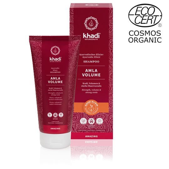 KHADI ayurvedisches Elixier Shampoo Amla Volume, 200ml | Shampoo | Khadi Natural
