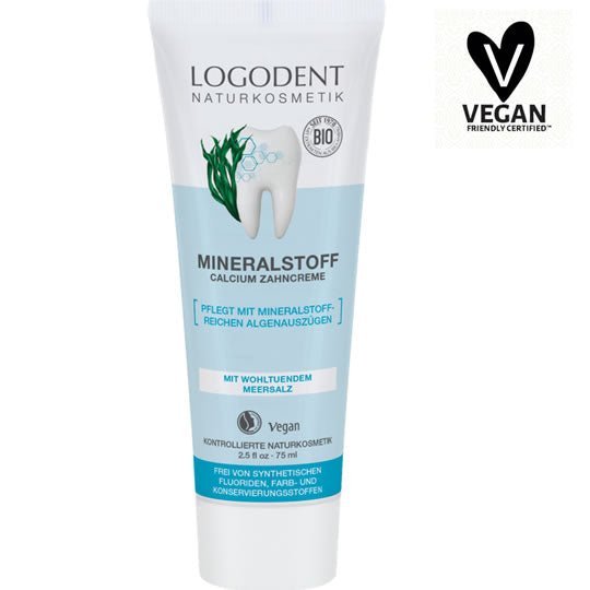 LOGONA Bio Zahncreme Mineralstoff Calcium, 75ml | Logodent