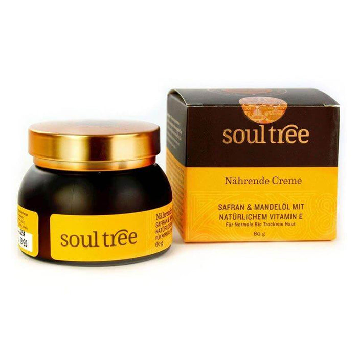 Nährende Gesichtscreme Safran & Mandelöl, 60g - Ayurveda Paradies Schweiz